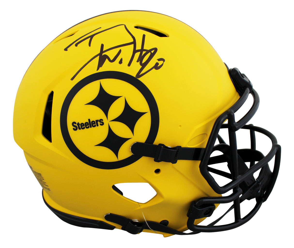 Steelers T.J. Watt Signed Rave Full Size Speed Proline Helmet BAS Witnessed