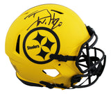 Steelers T.J. Watt Signed Rave Full Size Speed Proline Helmet BAS Witnessed