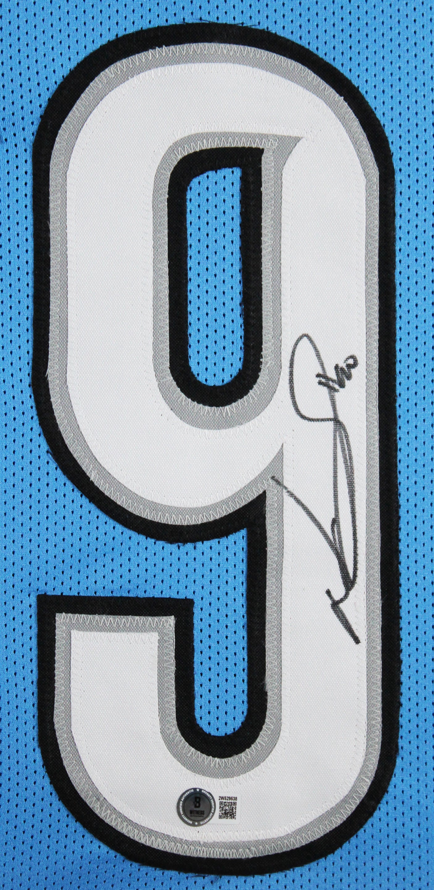 Ndamukong Suh Authentic Signed Blue Pro Style Framed Jersey BAS Witnessed