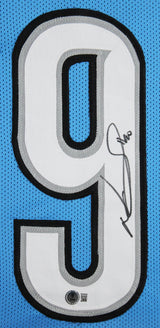 Ndamukong Suh Authentic Signed Blue Pro Style Framed Jersey BAS Witnessed