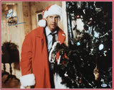 Chevy Chase Christmas Vacation Signed 16x20 Framed Tree Photo BAS Wit #W43309