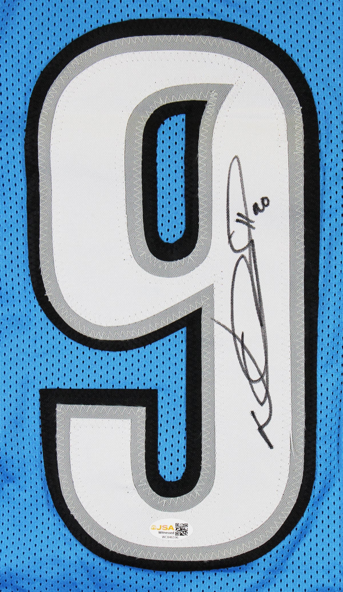 Ndamukong Suh Authentic Signed Blue Pro Style Jersey Autographed JSA Witness