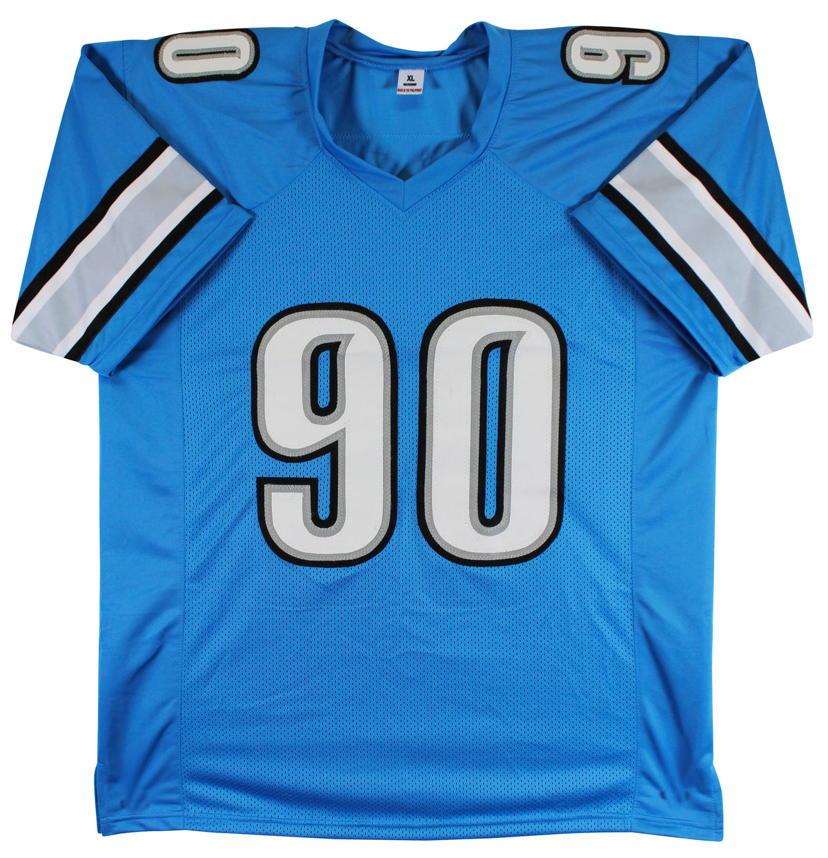 Ndamukong Suh Authentic Signed Blue Pro Style Jersey Autographed JSA Witness