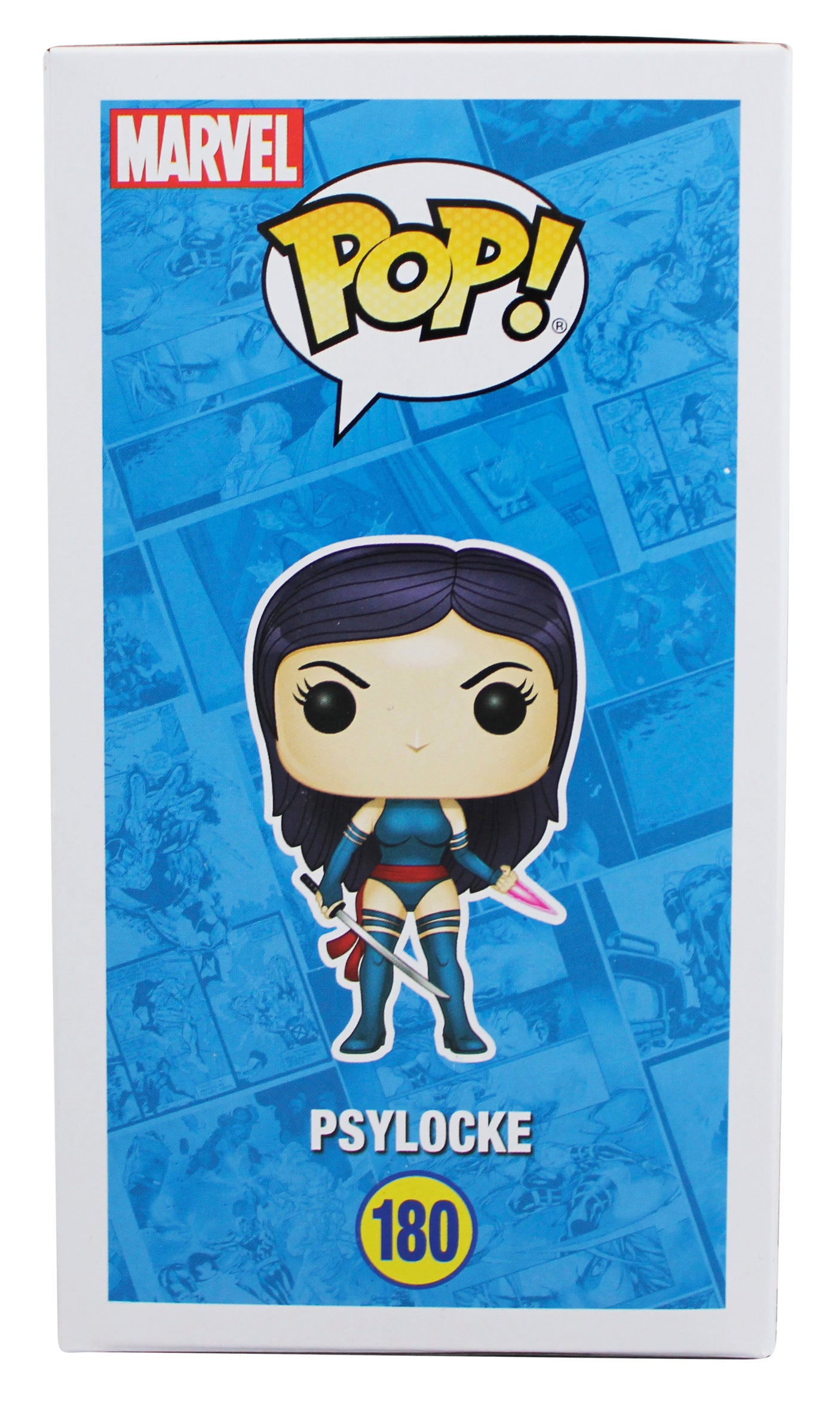 Olivia Munn X-Men Signed Psylocke #180 Funko Pop Vinyl Figure BAS #BQ58509