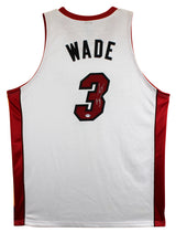 Heat Dwyane Wade Authentic Signed White Reebok Authentic Jersey PSA/DNA #AH77326