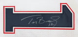 Patriots Tom Brady Signed 2006 Vintage White Reebok Jersey BAS #AC020749