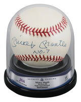 Yankees Mickey Mantle "No. 7" Authentic Signed OAL Baseball Auto 10! BAS Encap