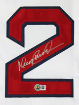 Manny Ramirez Authentic Signed White Pro Style Framed Jersey BAS Witnessed