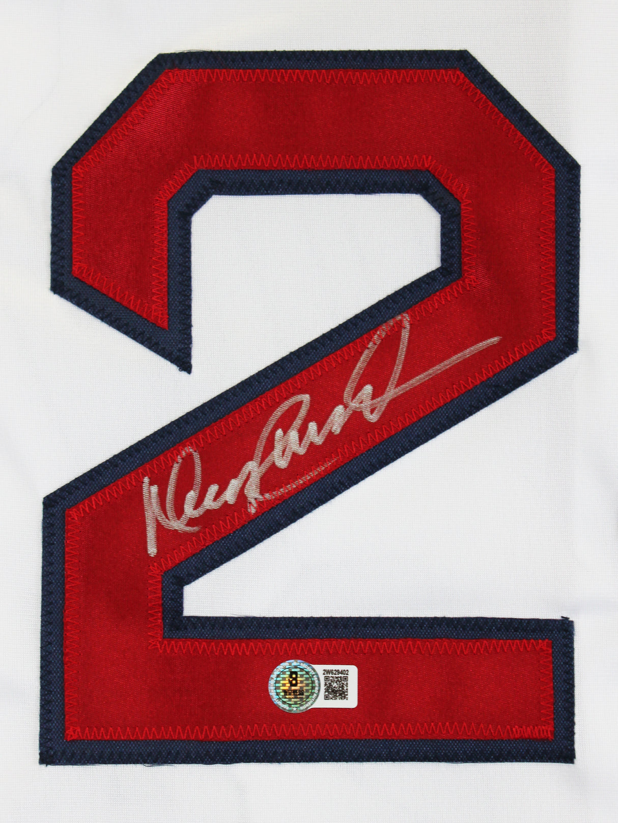 Manny Ramirez Authentic Signed White Pro Style Framed Jersey BAS Witnessed