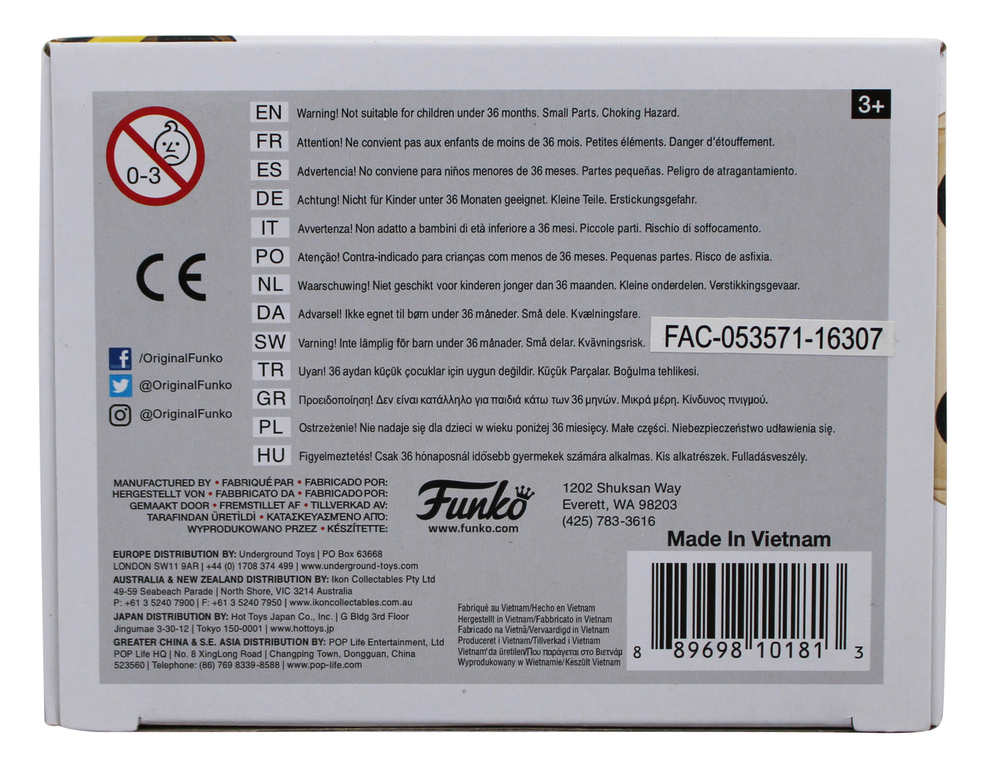 Tilda Swinton Doctor Strange Signed #171 Funko Pop Vinyl Figure BAS #BU55083