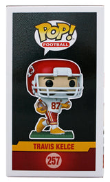 Chiefs Travis Kelce Authentic Signed #257 Funko Pop Vinyl Figure BAS Witnessed