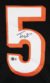 Tee Higgins Authentic Signed Black Pro Style Framed Jersey Autographed BAS