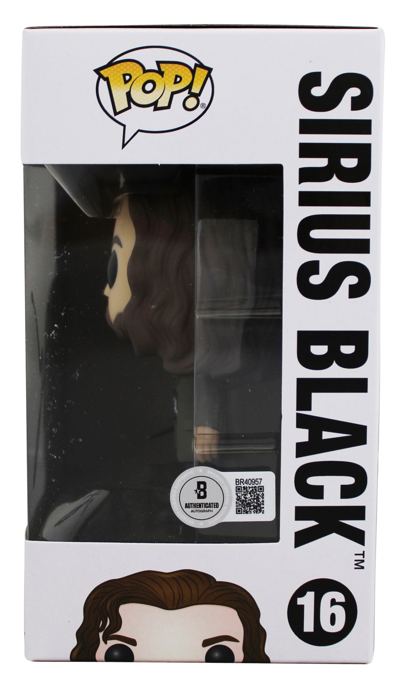 Gary Oldman Harry Potter Signed Sirius Black #16 Funko Pop Figure BAS #BR40957