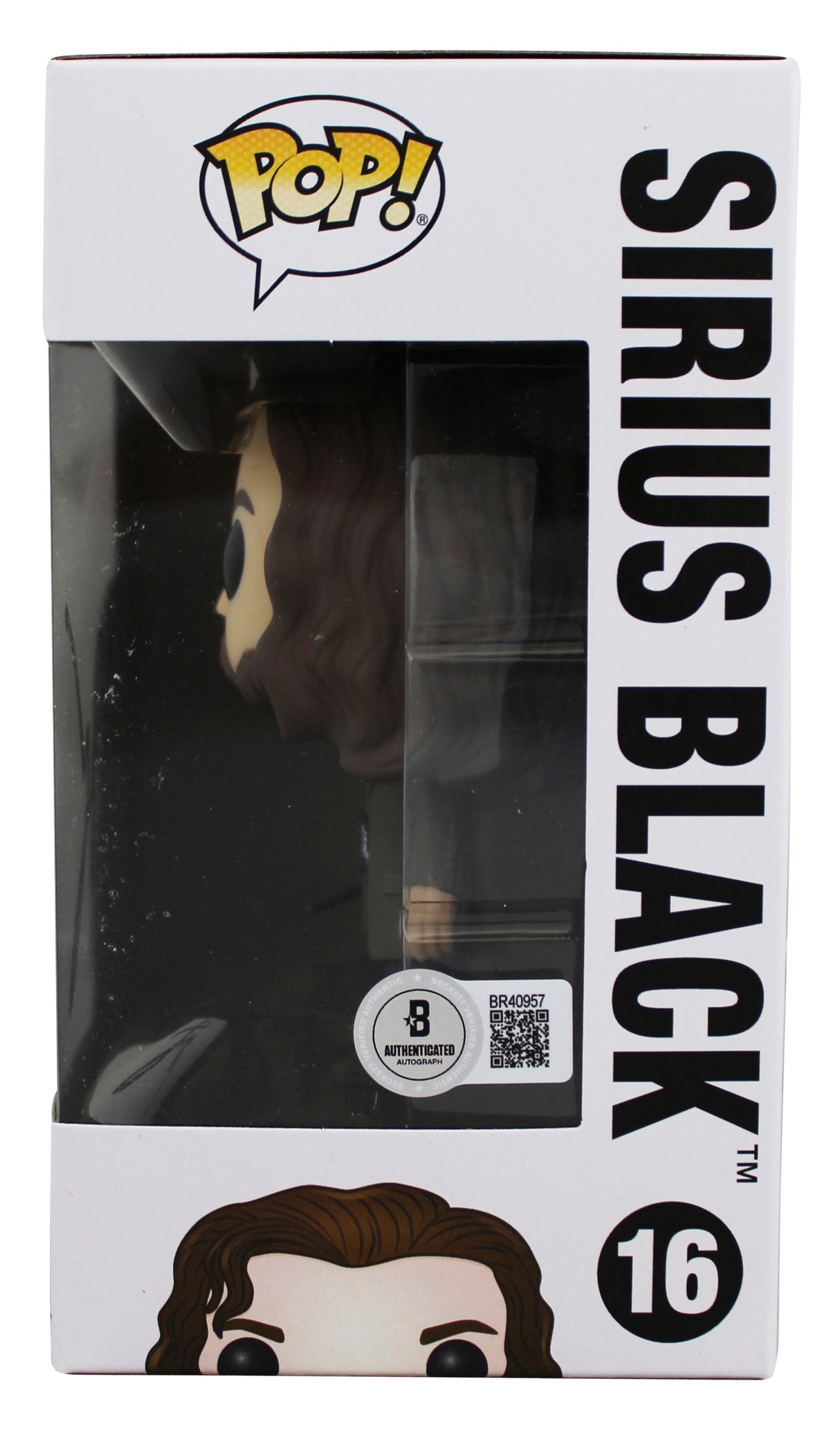 Gary Oldman Harry Potter Signed Sirius Black #16 Funko Pop Figure BAS #BR40957
