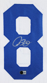 Isaac Bruce Authentic Signed White Pro Style Framed Jersey BAS Witnessed
