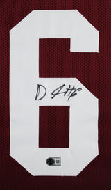 Alabama DeVonta Smith Signed Maroon Pro Style Framed Jersey BAS Witnessed