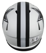 Cowboys Dak Prescott Authentic Signed Rave Speed Mini Helmet BAS Witnessed