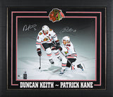 Duncan Keith & Patrick Kane Signed 16x20 Framed Spotlight Photo Fanatics