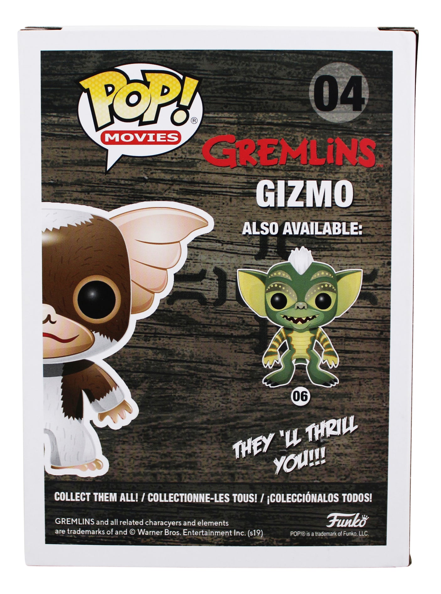 Zach Galligan & Corey Feldman Gremlins Signed Gizmo #04 Funko Pop Figure JSA
