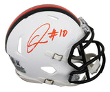Browns Quinshon Judkins Signed 2023 On-Field Alt Speed Mini Helmet BAS #3W274163