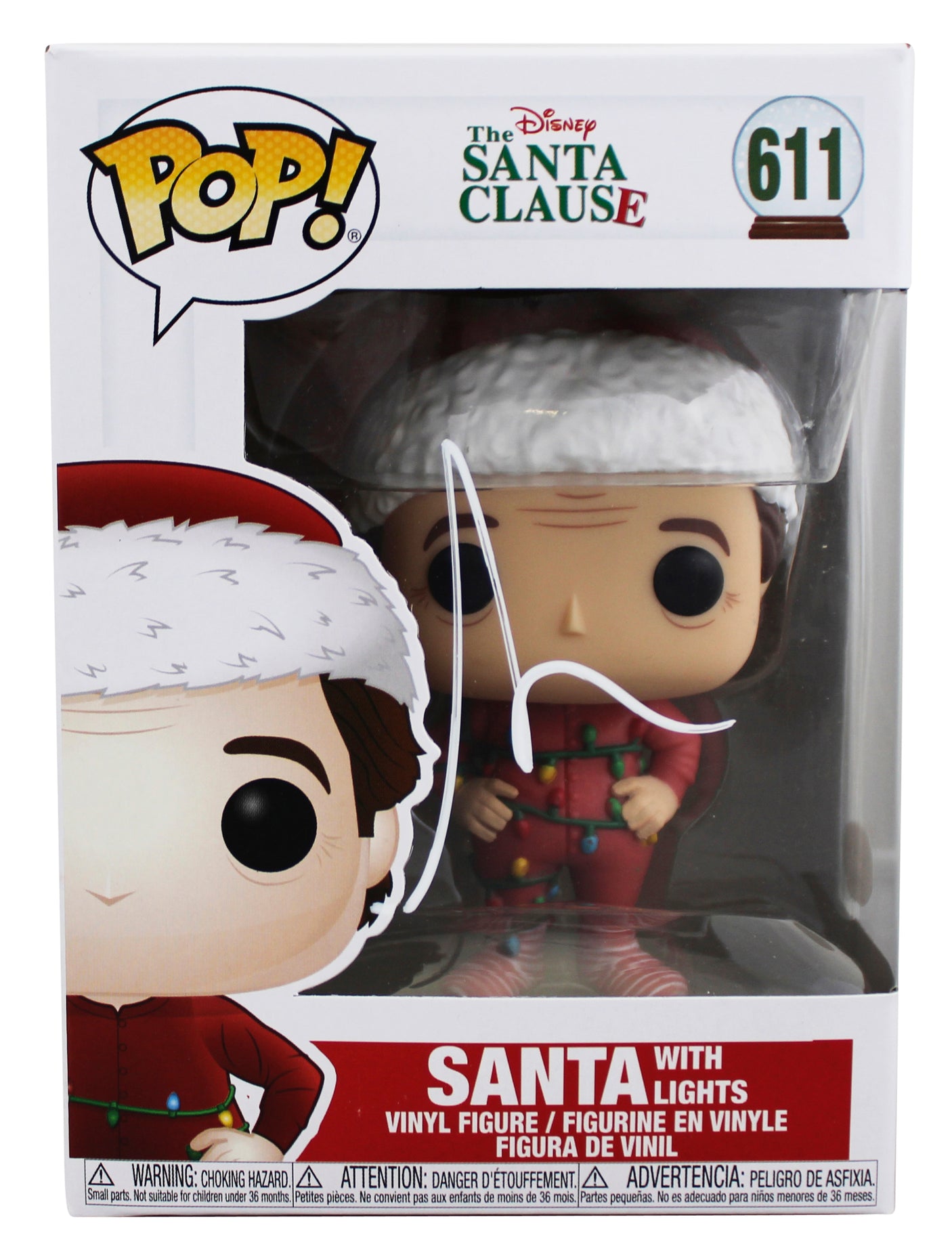 Tim Allen The Santa Clause Signed Santa #611 Funko Pop Vinyl Figure JSA #AD63587