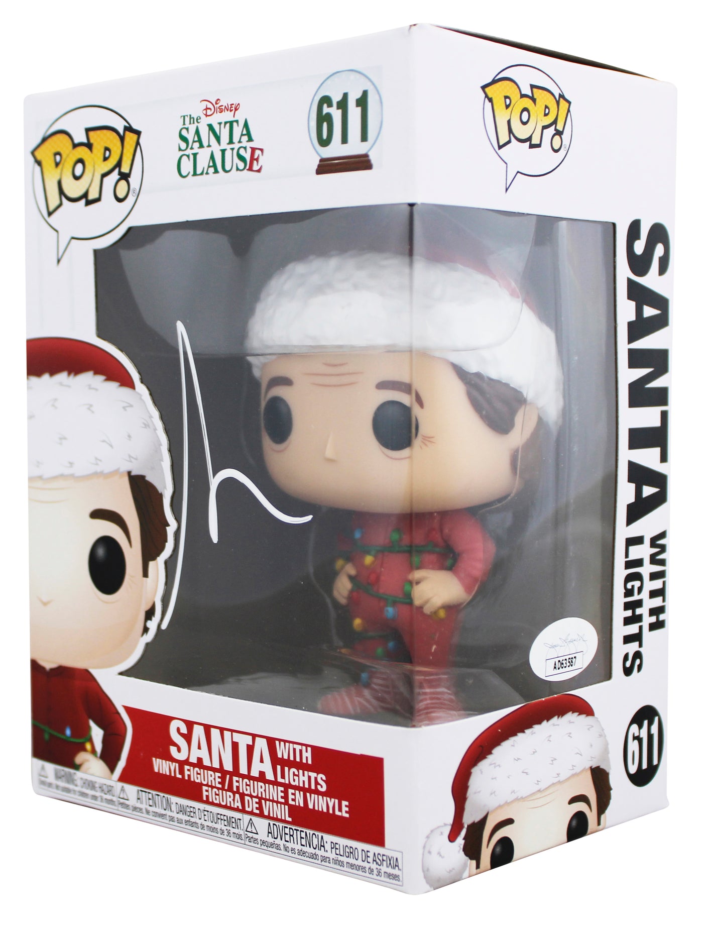 Tim Allen The Santa Clause Signed Santa #611 Funko Pop Vinyl Figure JSA #AD63587