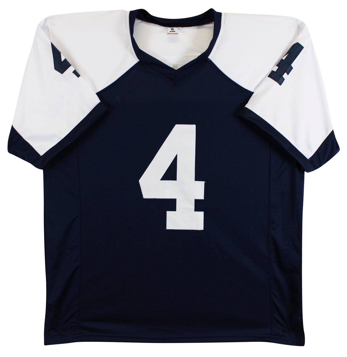 Dak Prescott Authentic Signed Navy Thanksgiving Pro Style Jersey BAS Witnessed