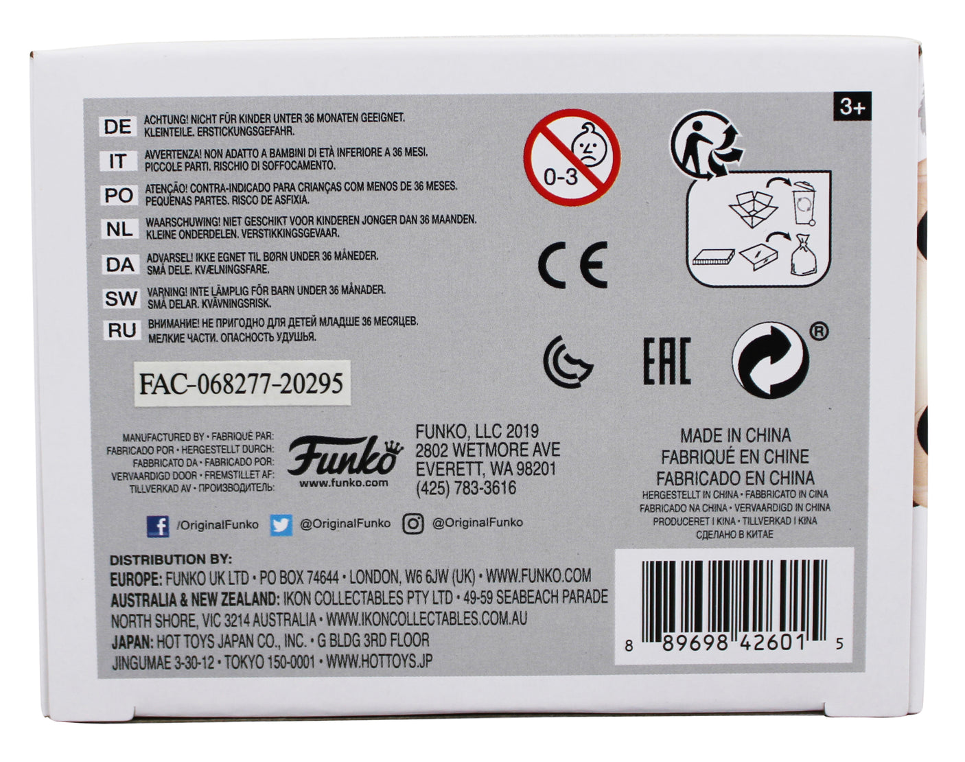 Tim Allen The Santa Clause Signed Santa #611 Funko Pop Vinyl Figure JSA #AD63587