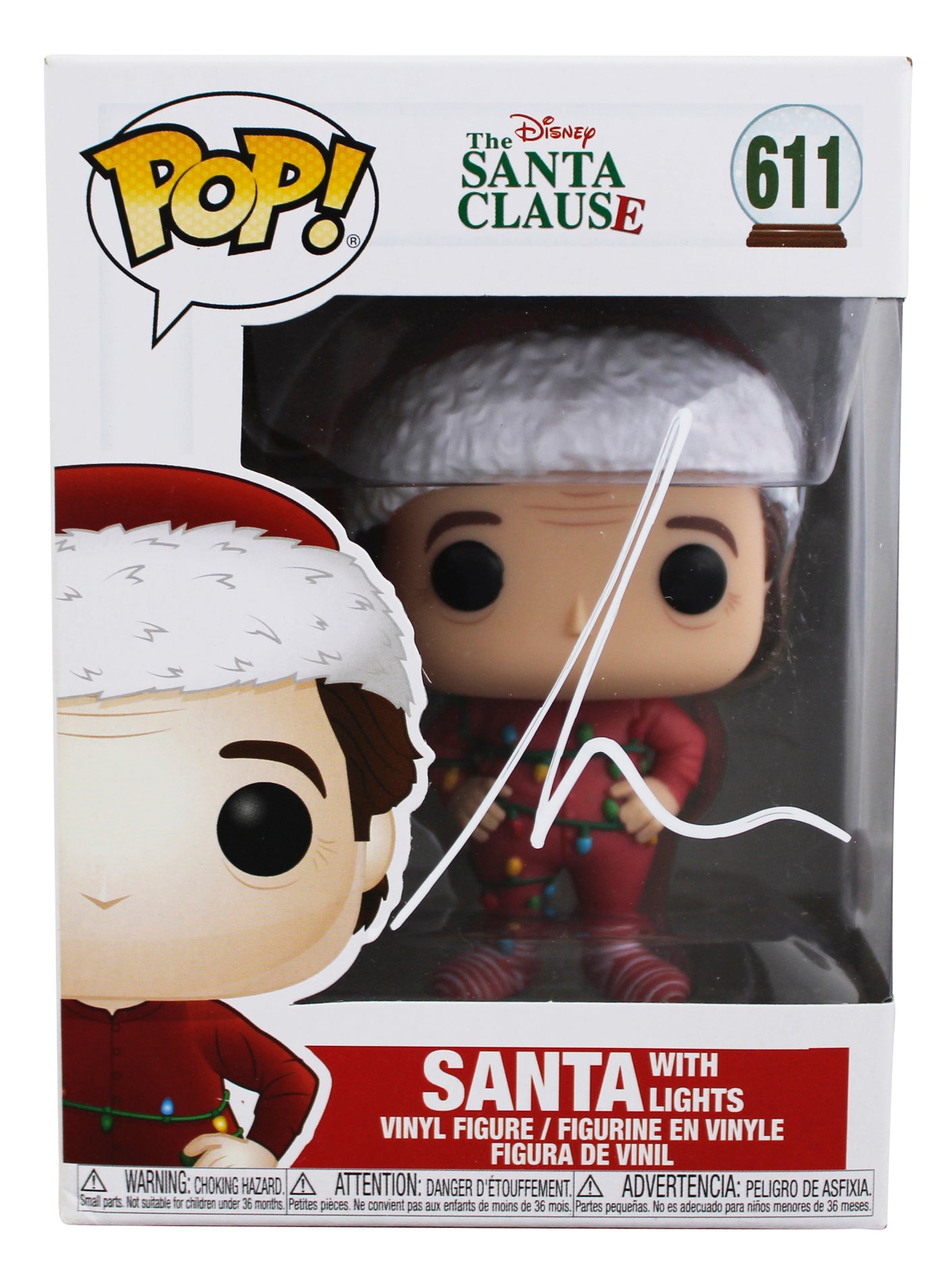 Tim Allen The Santa Clause Signed Santa #611 Funko Pop Vinyl Figure JSA #AM69485