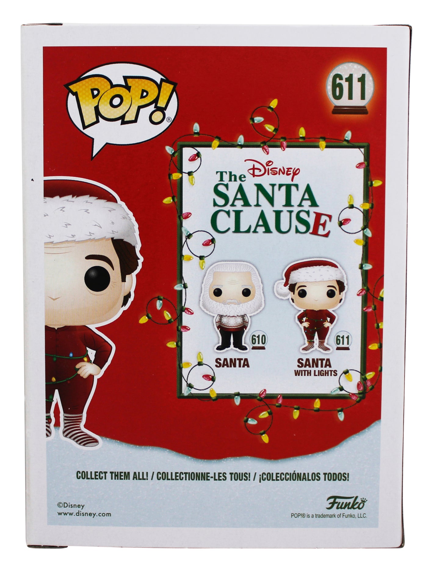 Tim Allen The Santa Clause Signed Santa #611 Funko Pop Vinyl Figure JSA #AM69485
