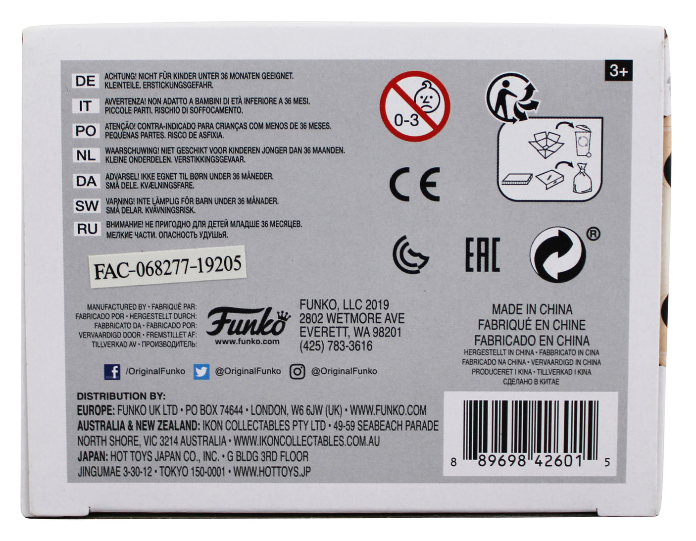 Tim Allen The Santa Clause Signed Santa #611 Funko Pop Vinyl Figure JSA #AM69485