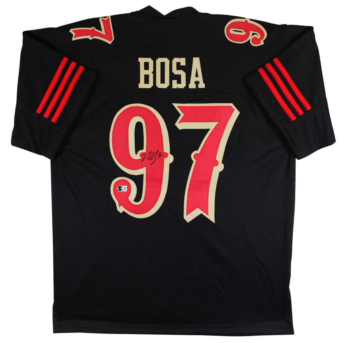 Nick Bosa Authentic Signed Black Alternate Pro Style Jersey BAS Witnessed