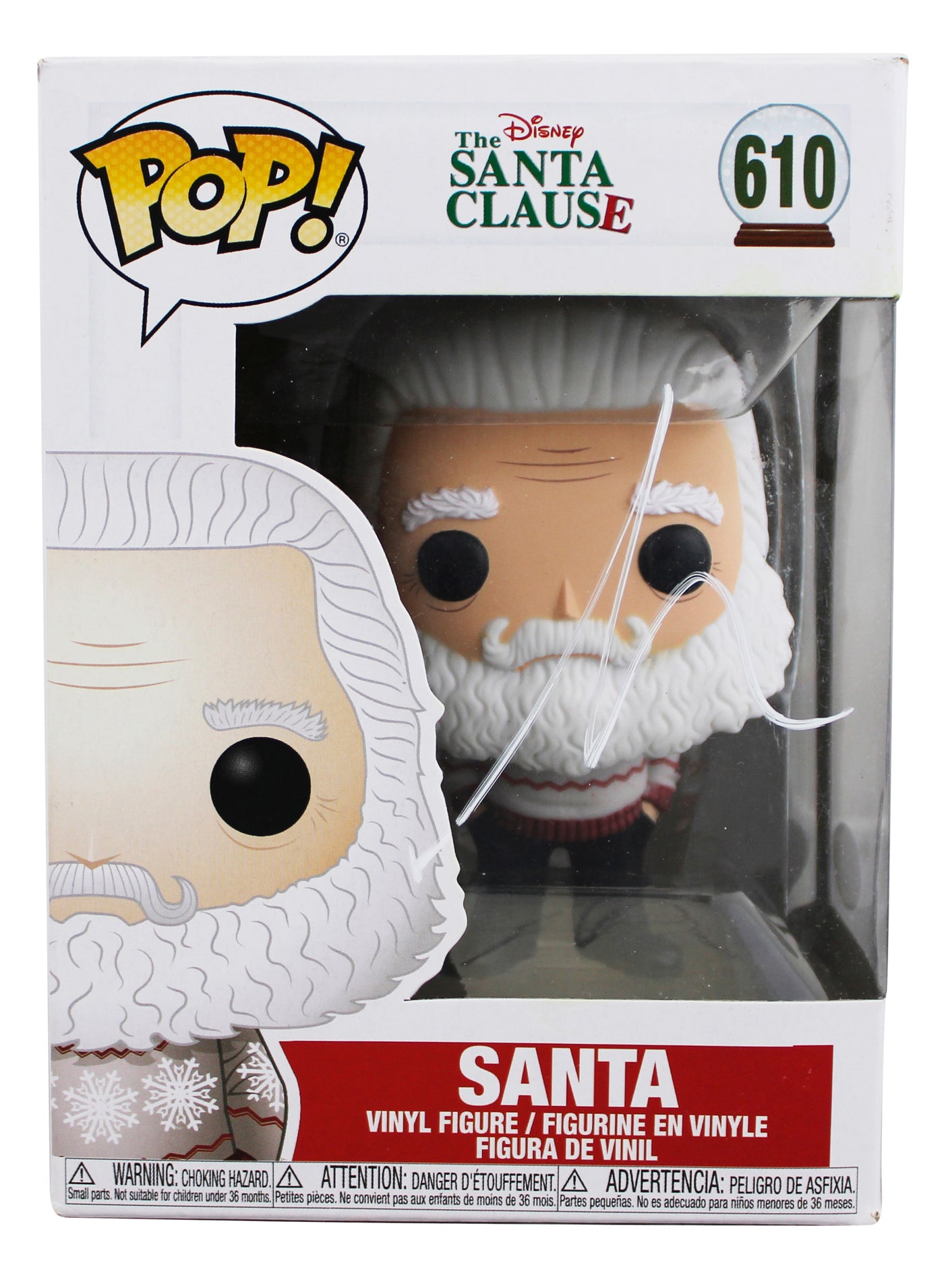 Tim Allen The Santa Clause Signed Santa #610 Funko Pop Vinyl Figure JSA #AM69467