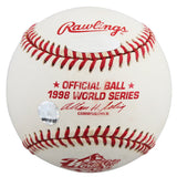 Yankees Derek Jeter Signed 1998 World Series Selig Oml Baseball MLB #AR013157