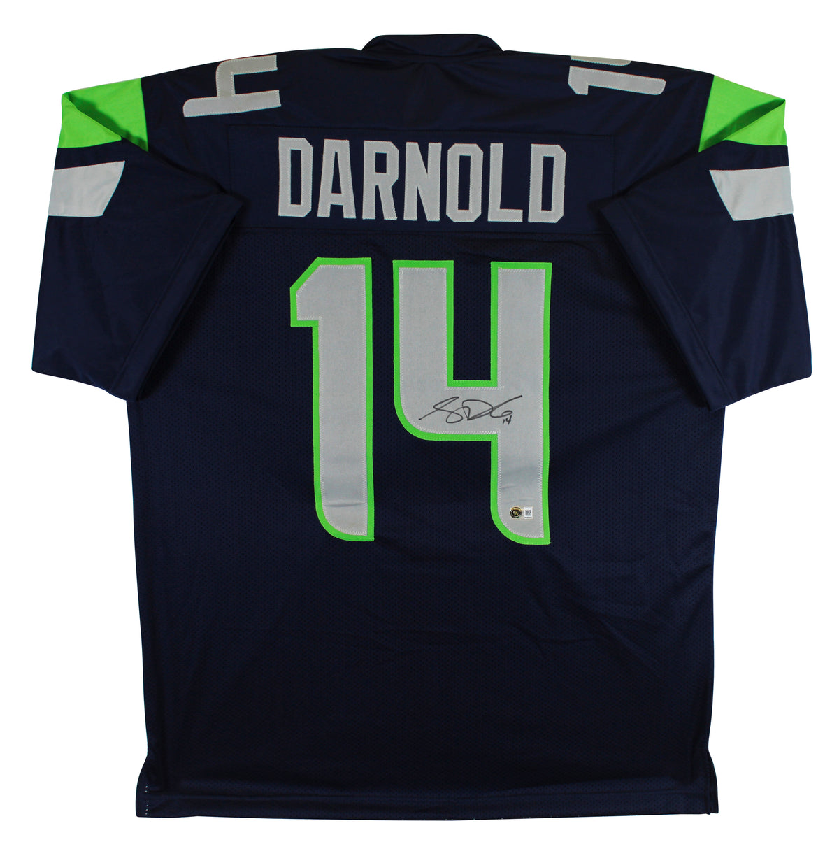 Sam Darnold Authentic Signed Navy Blue Pro Style Jersey Autographed BAS Witness
