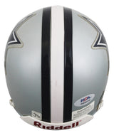 Cowboys Troy Aikman Authentic Signed VSR4 Mini Helmet PSA/DNA #AQ49110