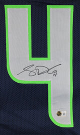 Sam Darnold Authentic Signed Navy Blue Pro Style Jersey Autographed BAS Witness