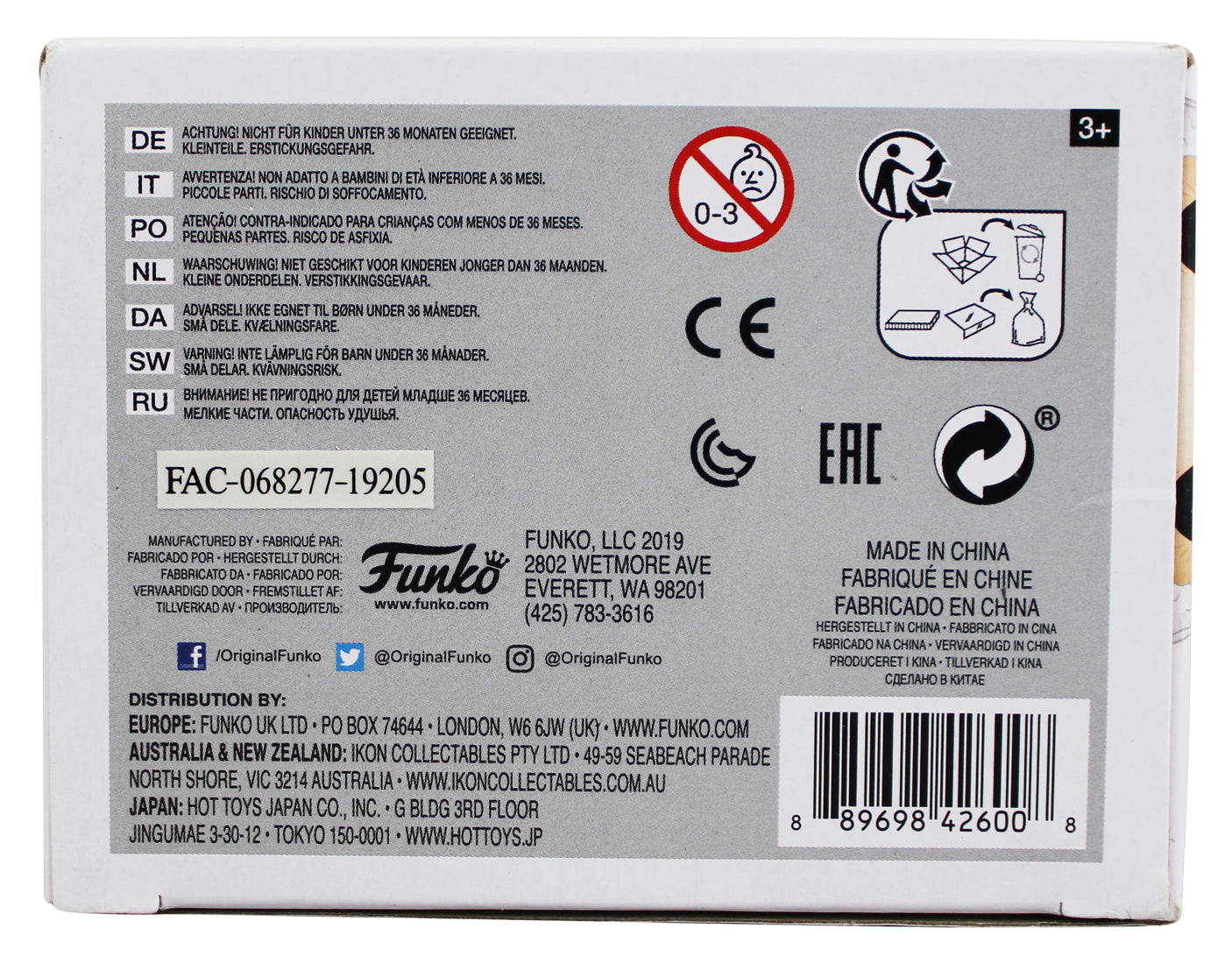 Tim Allen The Santa Clause Signed Santa #610 Funko Pop Vinyl Figure JSA #AM69467