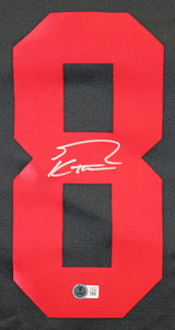 49ers George Kittle Authentic Signed Black Nike Limited Jersey BAS Witnessed