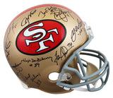 49ers (19) Montana, Rice, Young, Gore +15 Signed F/S Rep Helmet PSA/DNA #Y07059