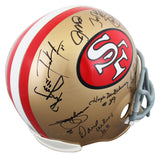 49ers (19) Montana, Rice, Young, Gore +15 Signed F/S Rep Helmet PSA/DNA #Y07059