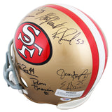 49ers (19) Montana, Rice, Young, Gore +15 Signed F/S Rep Helmet PSA/DNA #Y07059