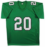 Brian Dawkins Authentic Signed Kelly Green Pro Style Jersey BAS Witnessed