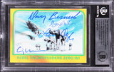 Star Wars (4) Beswick, Barron, Doyle +1 Signed 1980 SW ESB #327 Card BAS Slabbed