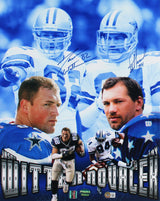 Cowboys Jason Witten & Jay Novacek Signed 16x20 Framed Photo BAS Wit #1W167881