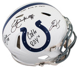 Colts (3) Faulk, Dickerson & James Signed F/S Speed Proline Helmet BAS #4W115605