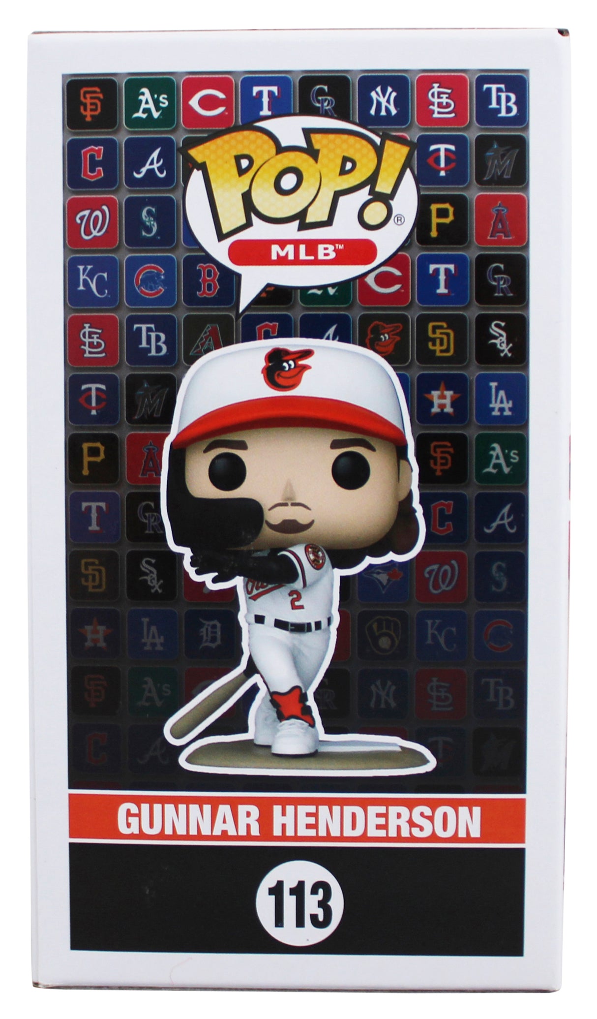 Orioles Gunnar Henderson Signed #113 Funko Pop Vinyl Figure BAS Witnessed