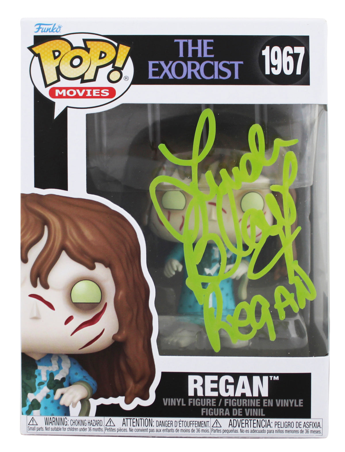Linda Blair The Exorcist "Regan" Signed Regan #1967 Funko Pop Vinyl Figure BAS