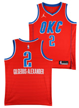 Thunder Shai Gilgeous-Alexander Signed Orange Nike Swingman Jersey PSA #AP84489