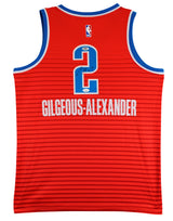 Thunder Shai Gilgeous-Alexander Signed Orange Nike Swingman Jersey PSA #AP84489